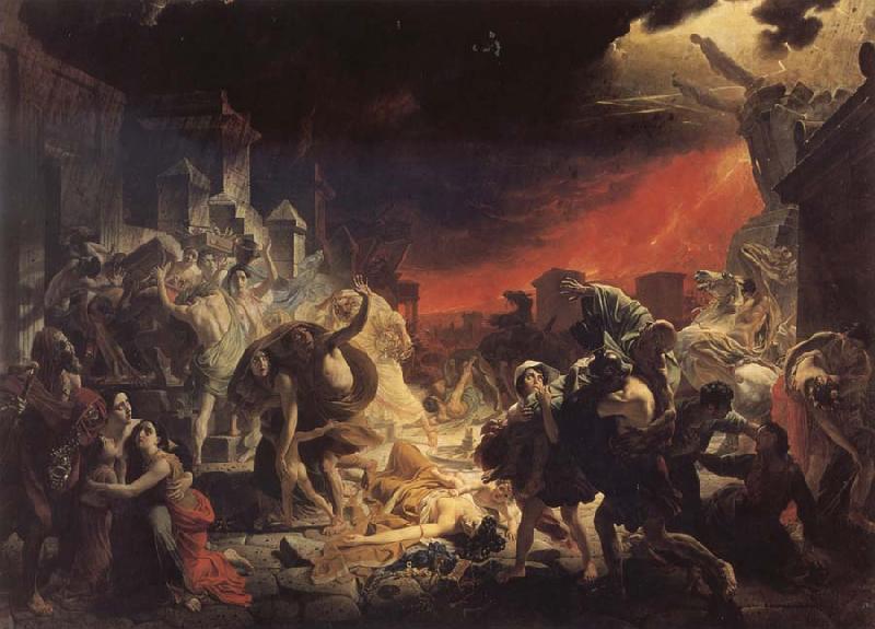 Karl Briullov The Last day of Pompeii